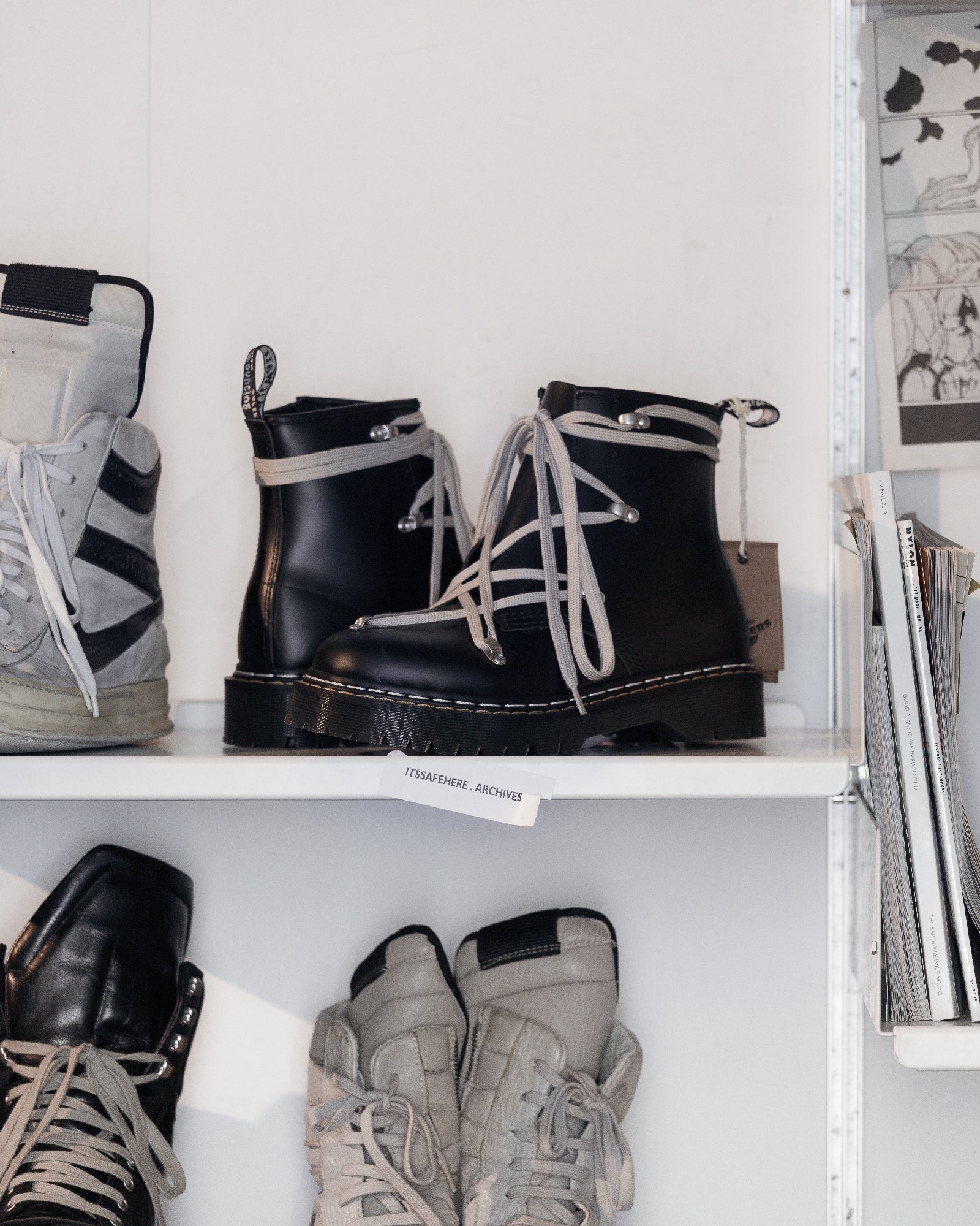 Rick Owens x Dr. Martens 1460 Bex Leather Boot