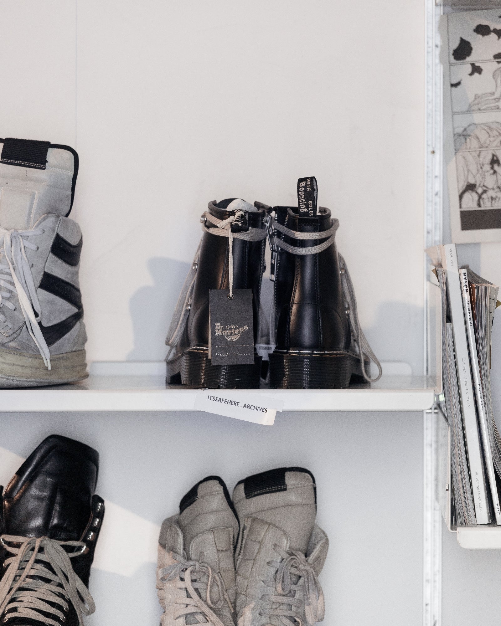 Rick Owens x Dr. Martens 1460 Bex Leather Boot