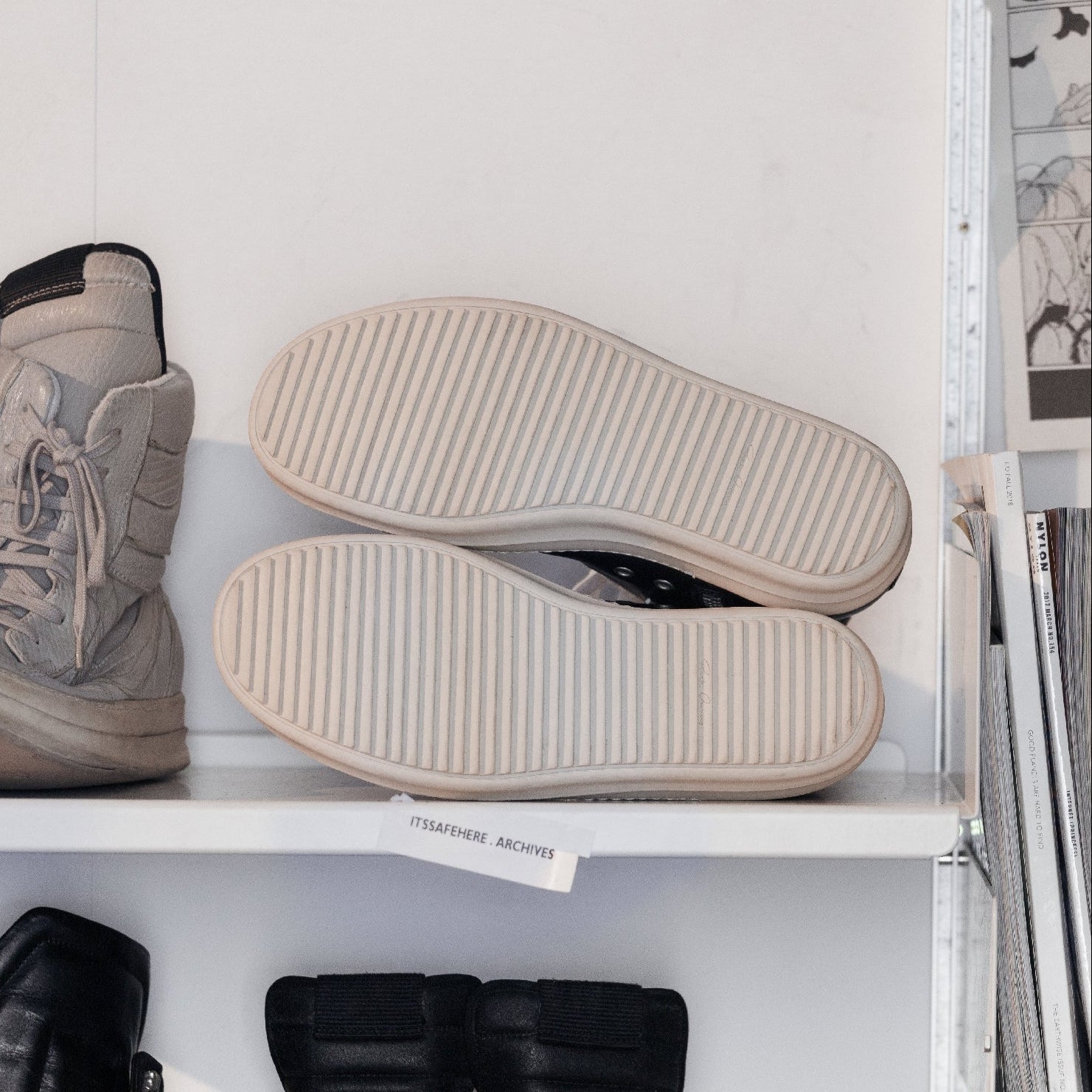 2012 Rick Owens Mainline Ramones Calf Leather SZ: 43