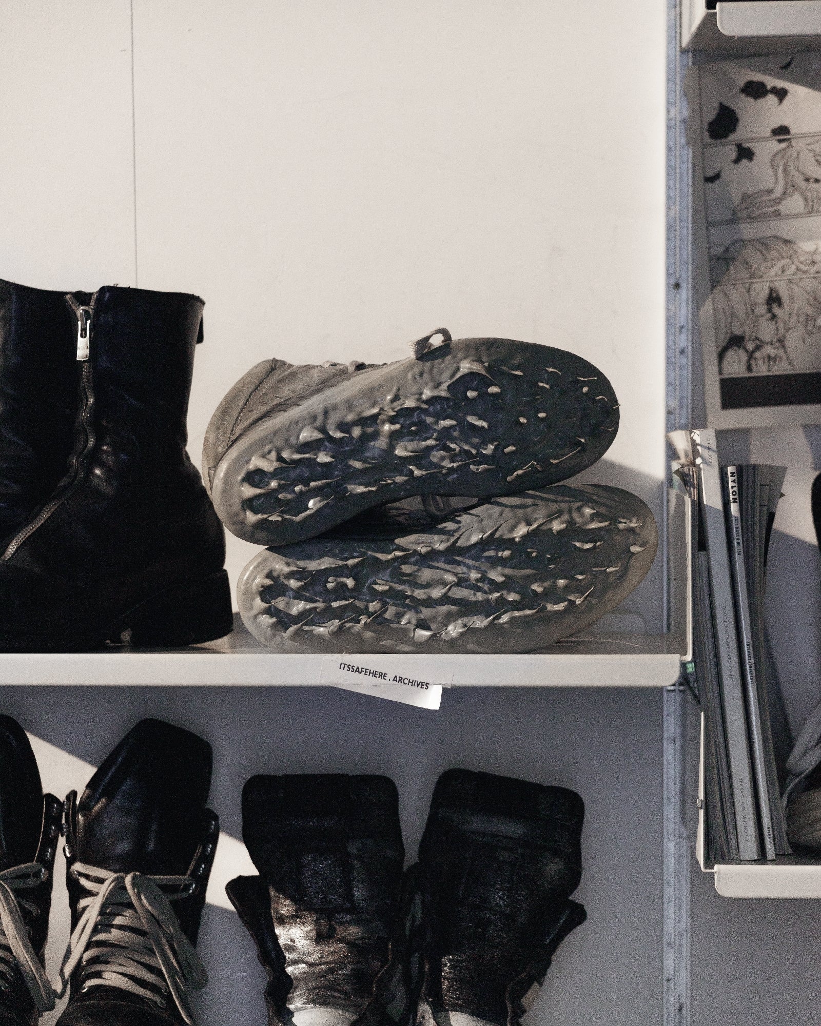 Carol Christian Poell Drips Laser Cut Sneakers – Col.33 / SZ: 8