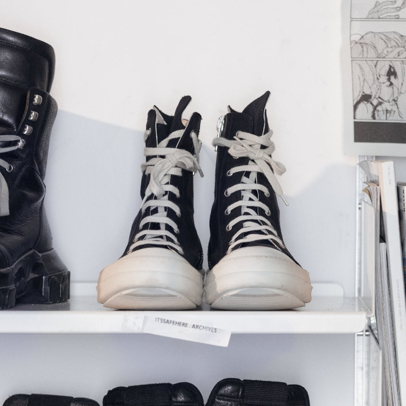 Rick Owens Ramones Nylon SZ:44