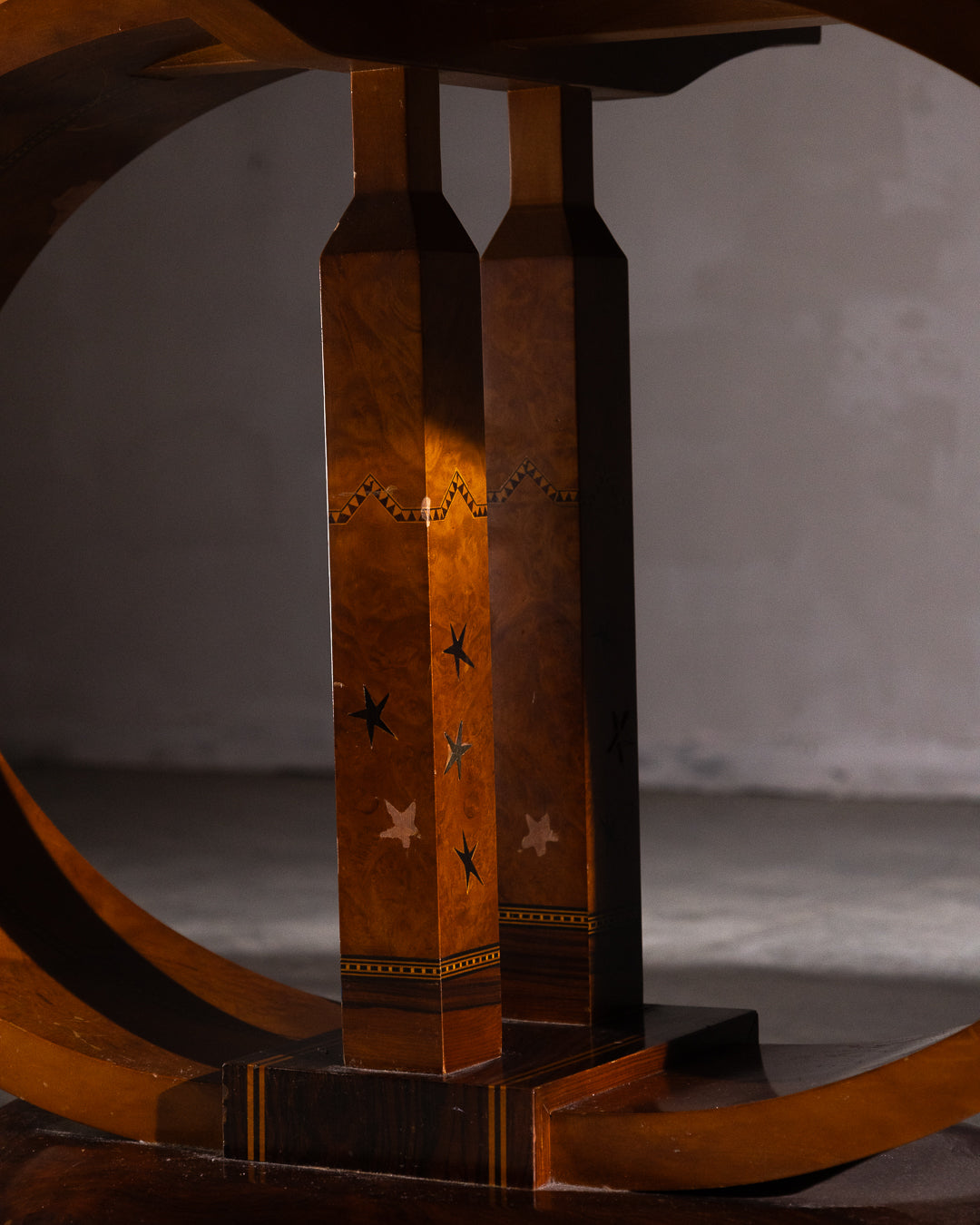 Carpanelli Inlaid Oval Dining Table, 1990s