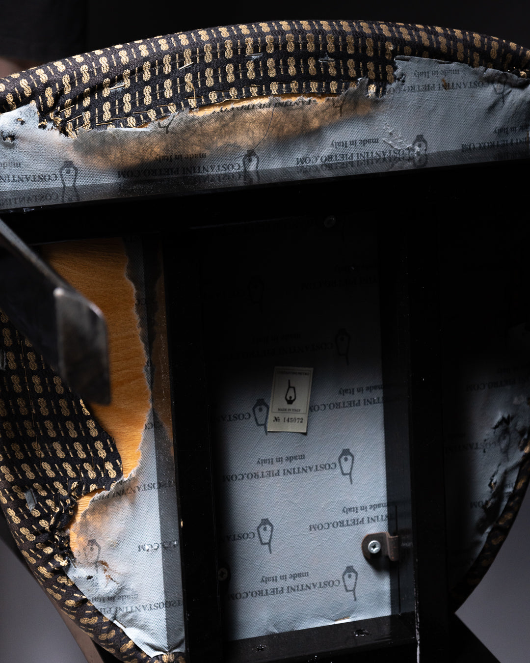 Postmodern Black Dining Chair by Pietro Costantini, 1970s