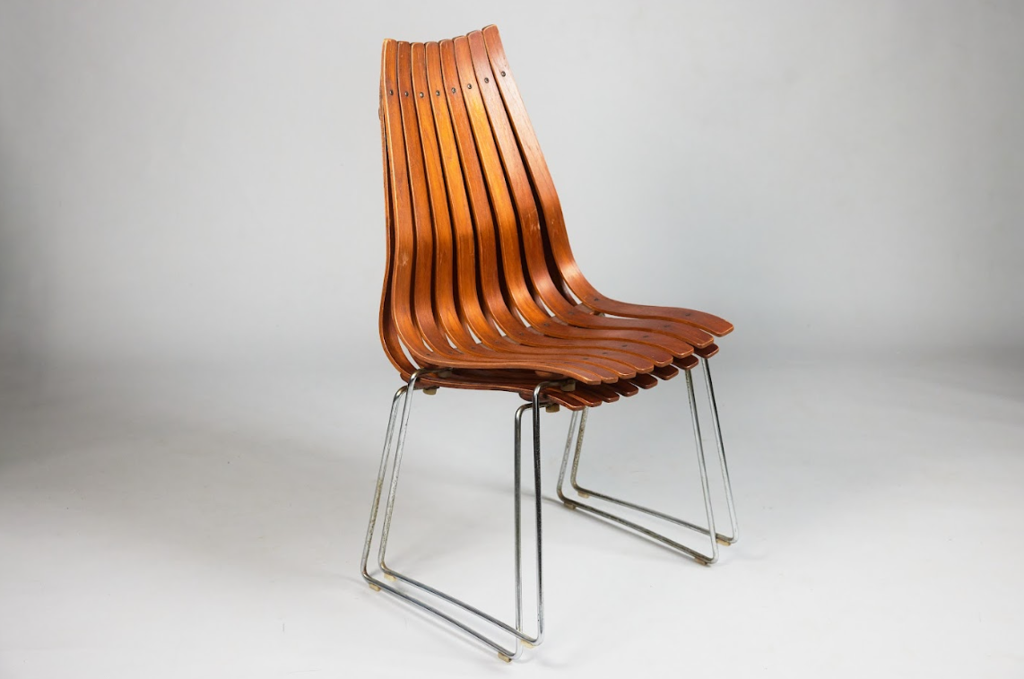 Scandia Dining Chair by Hans Brattrud for Hove Møbler, circa 1970s