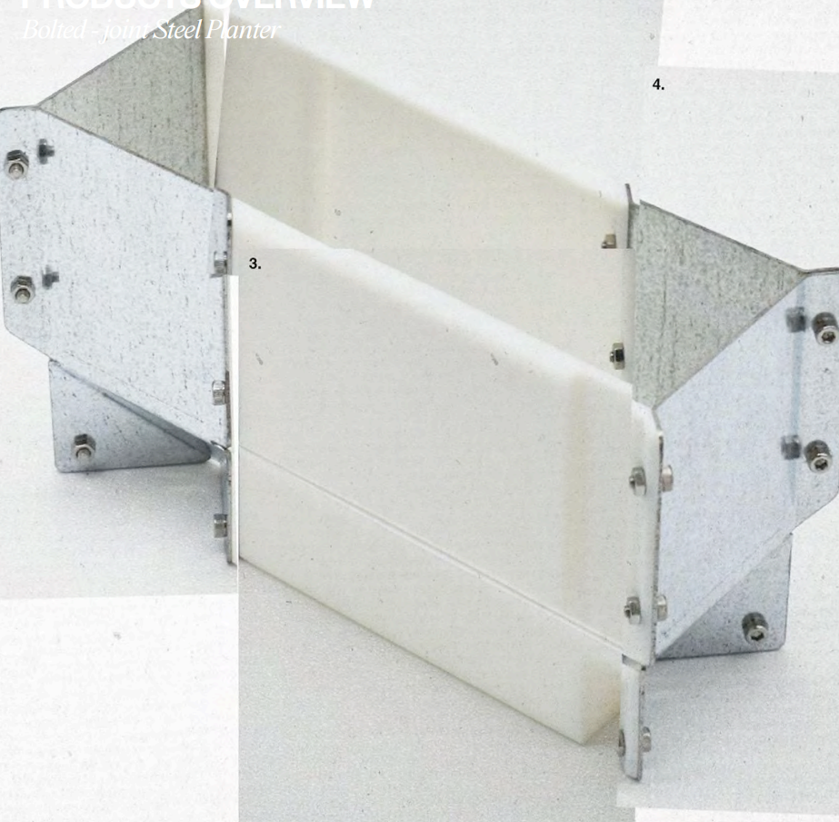 Bolted-joint Planter Type B by Mo_&_A