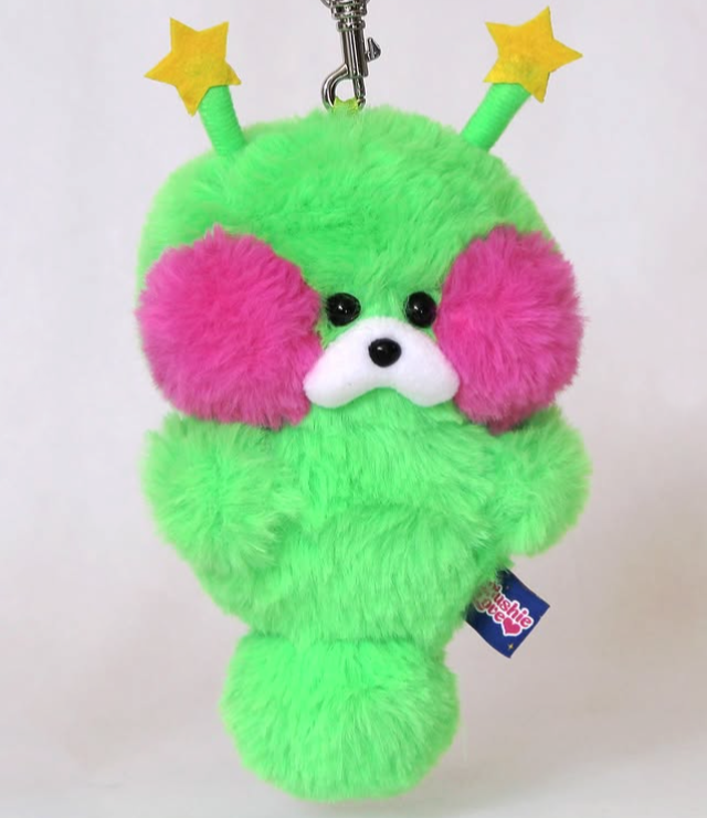Plushie Love - Peridot Worm Bag Charm