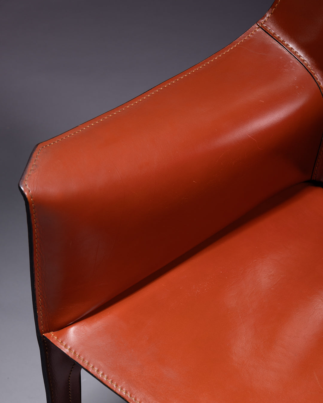 CAB 413 Cassina by Mario Bellin, Red, 1970