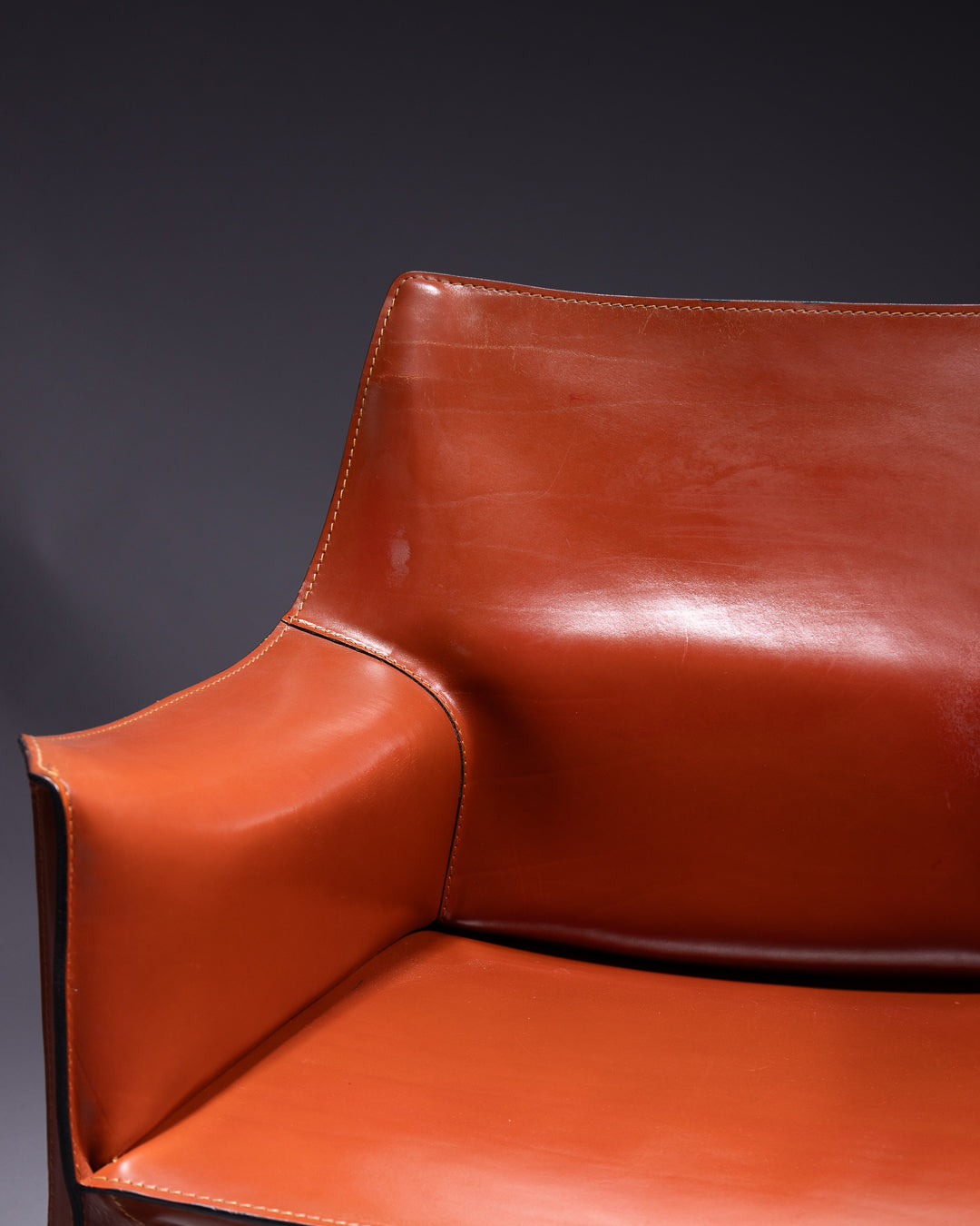 CAB 413 Cassina by Mario Bellin, Red, 1970