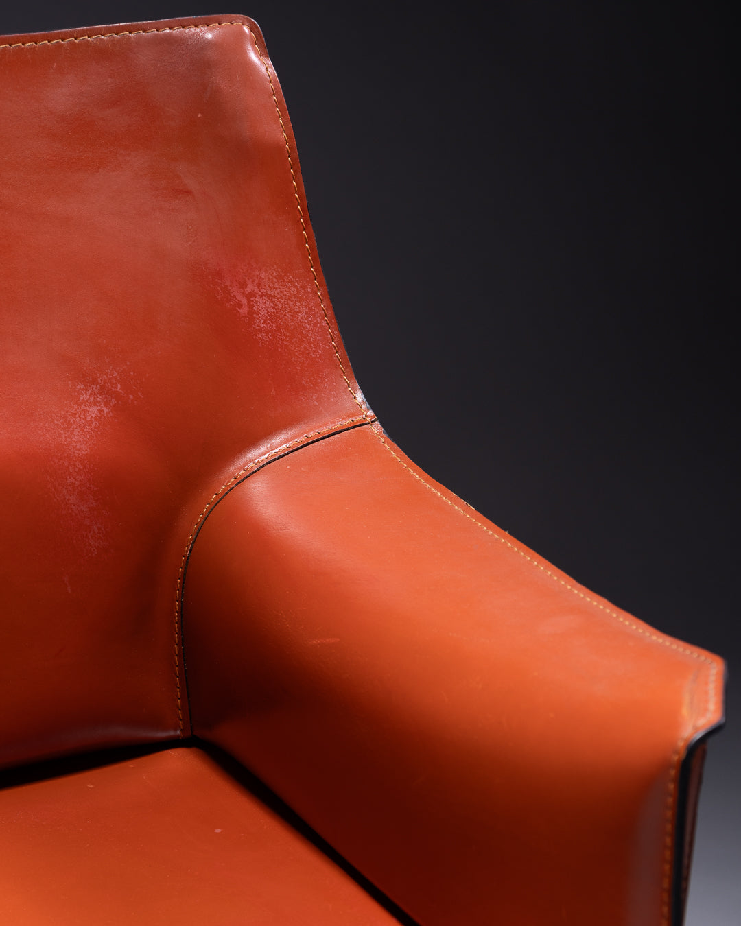 CAB 413 Cassina by Mario Bellin, Red, 1970