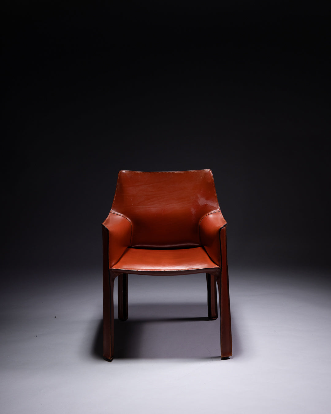CAB 413 Cassina by Mario Bellin, Red, 1970