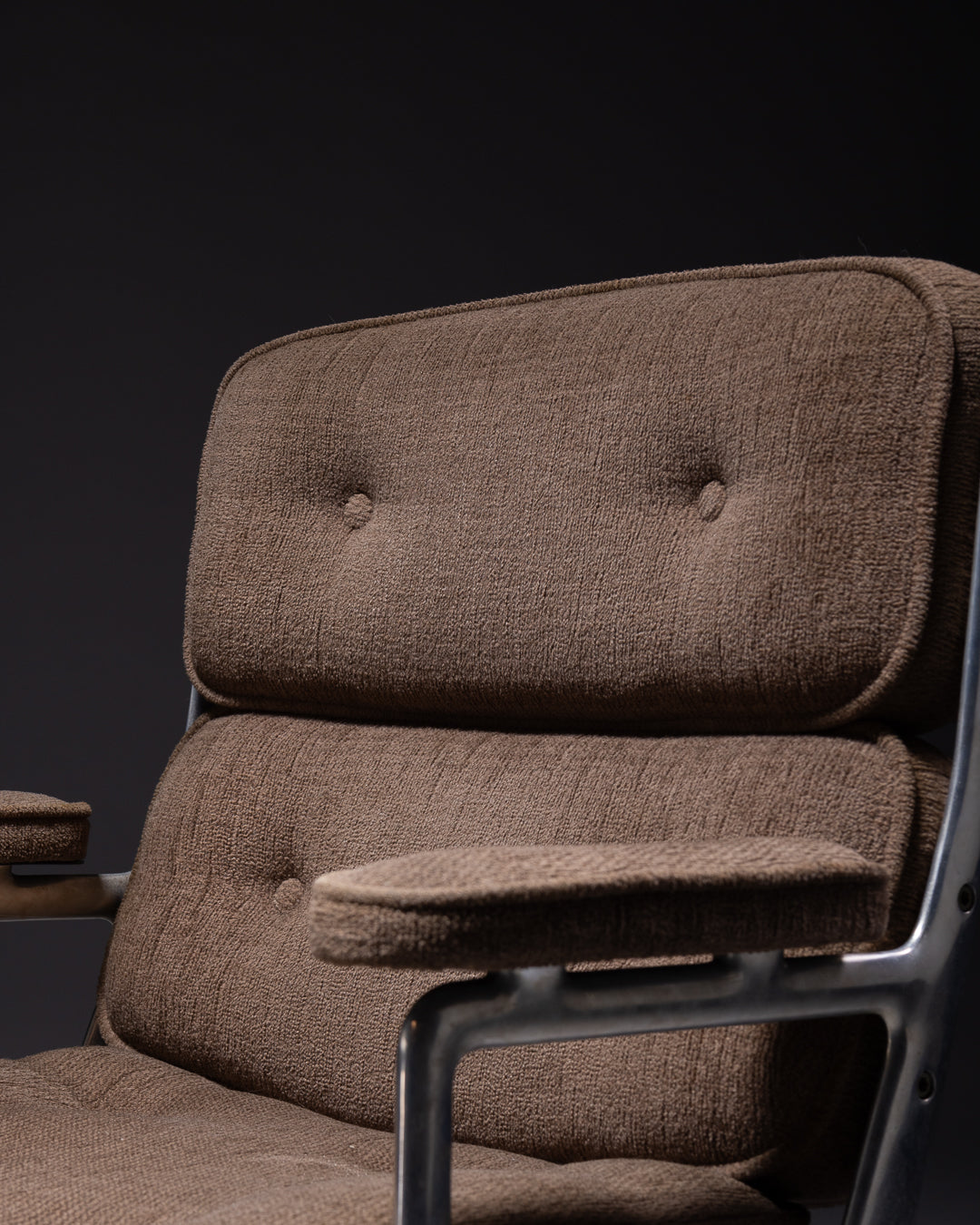 Eames Time Life Lounge Chair by Charles and Ray Eames for Herman Miller, 1961 Brown