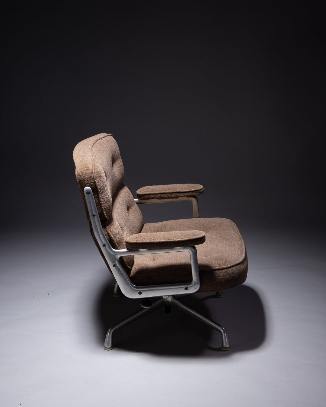 Eames Time Life Lounge Chair by Charles and Ray Eames for Herman Miller, 1961 Brown