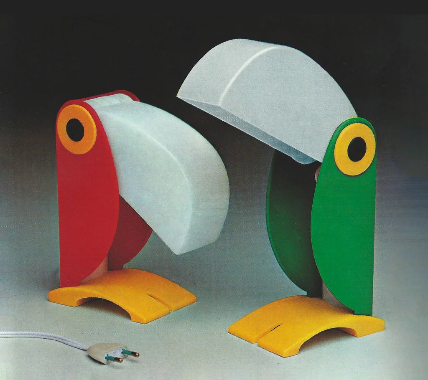 Old Timer Ferrari Toucan Table Lamp