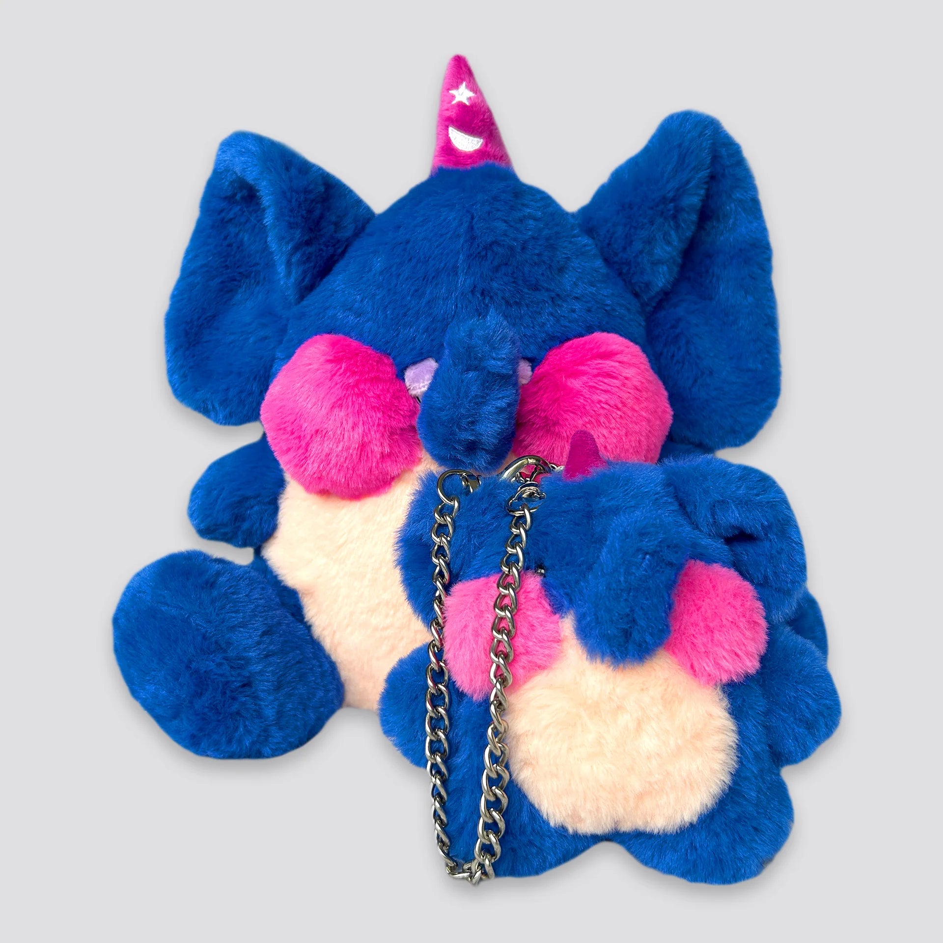 Plushie Love - Sapphire Elephant Snoozle Wallet Chain