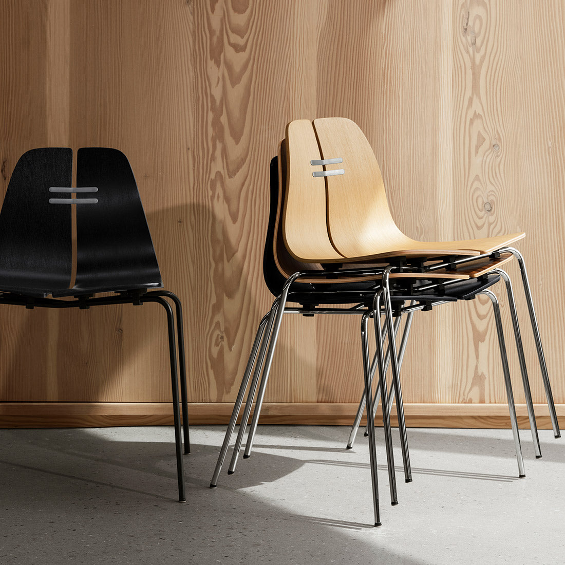 10月到貨 PK3™ Chair, Oak/Chrome, Fritz Hansen