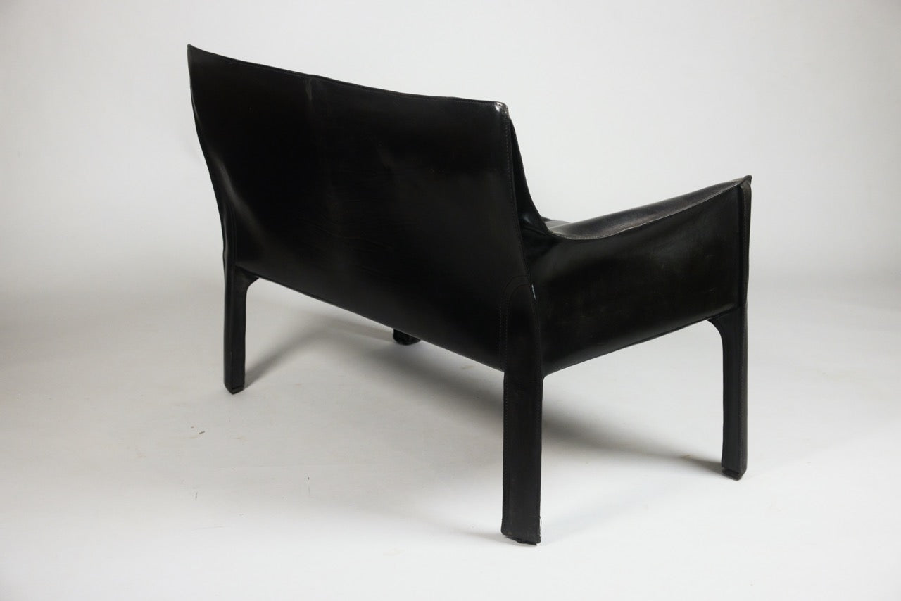 CAB 414 Cassina by Mario Bellin, Black, 1970