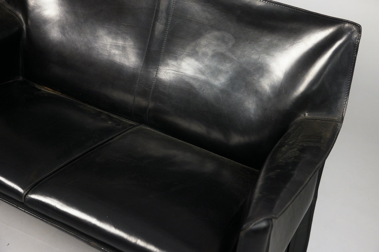 CAB 414 Cassina by Mario Bellin, Black, 1970
