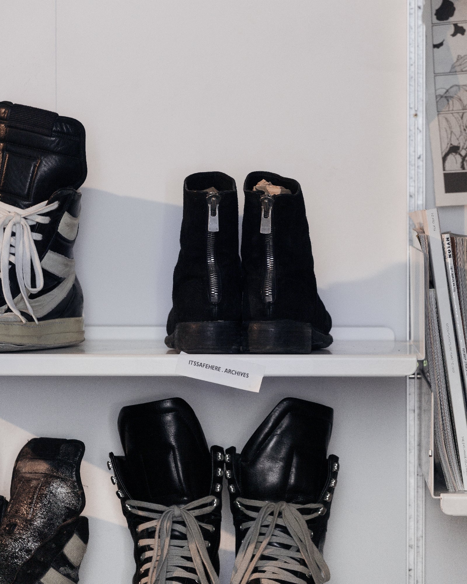 Guidi 986, Reverse leather, Black  SZ: 36