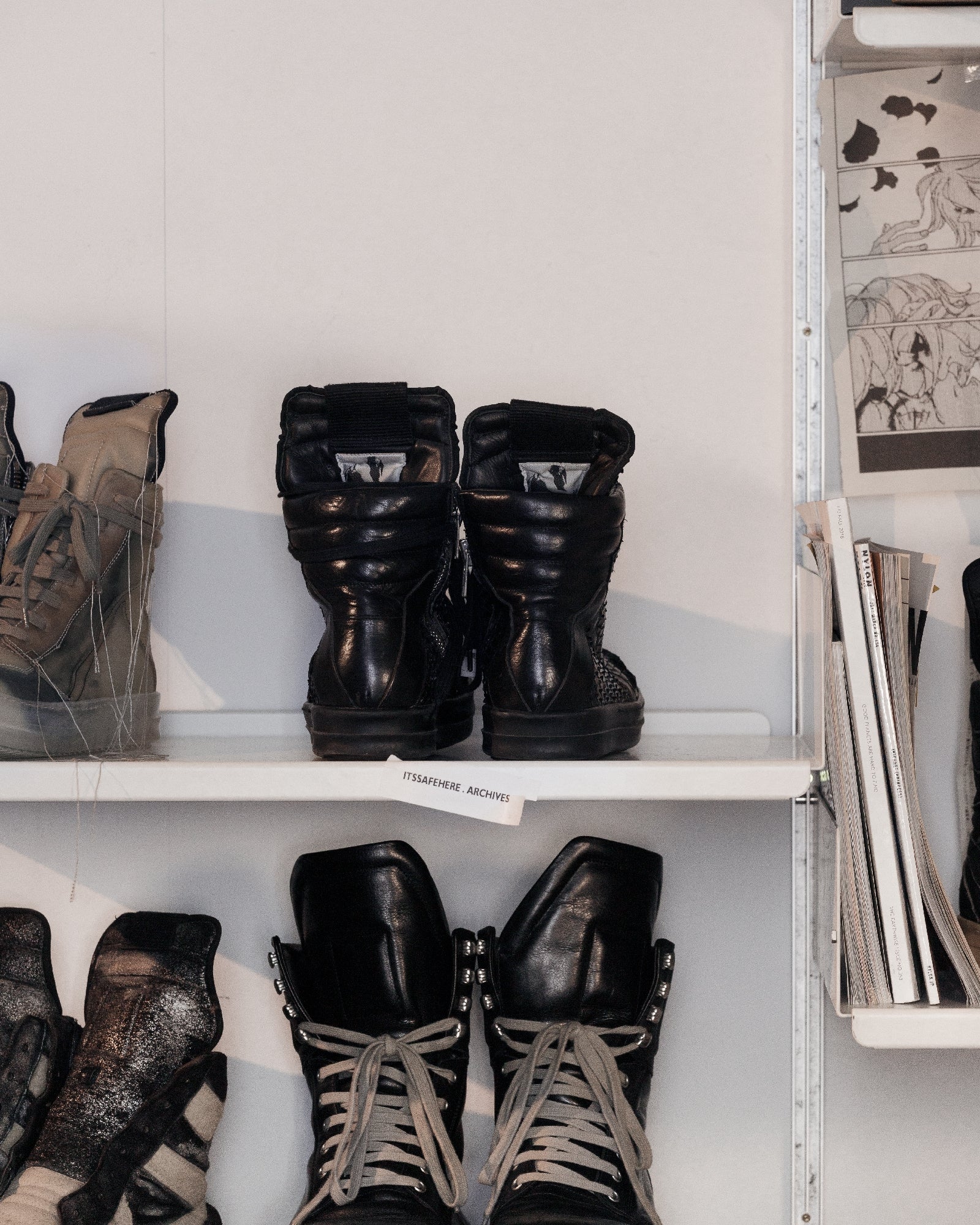 Rick Owens Python Geobasket SZ: 36