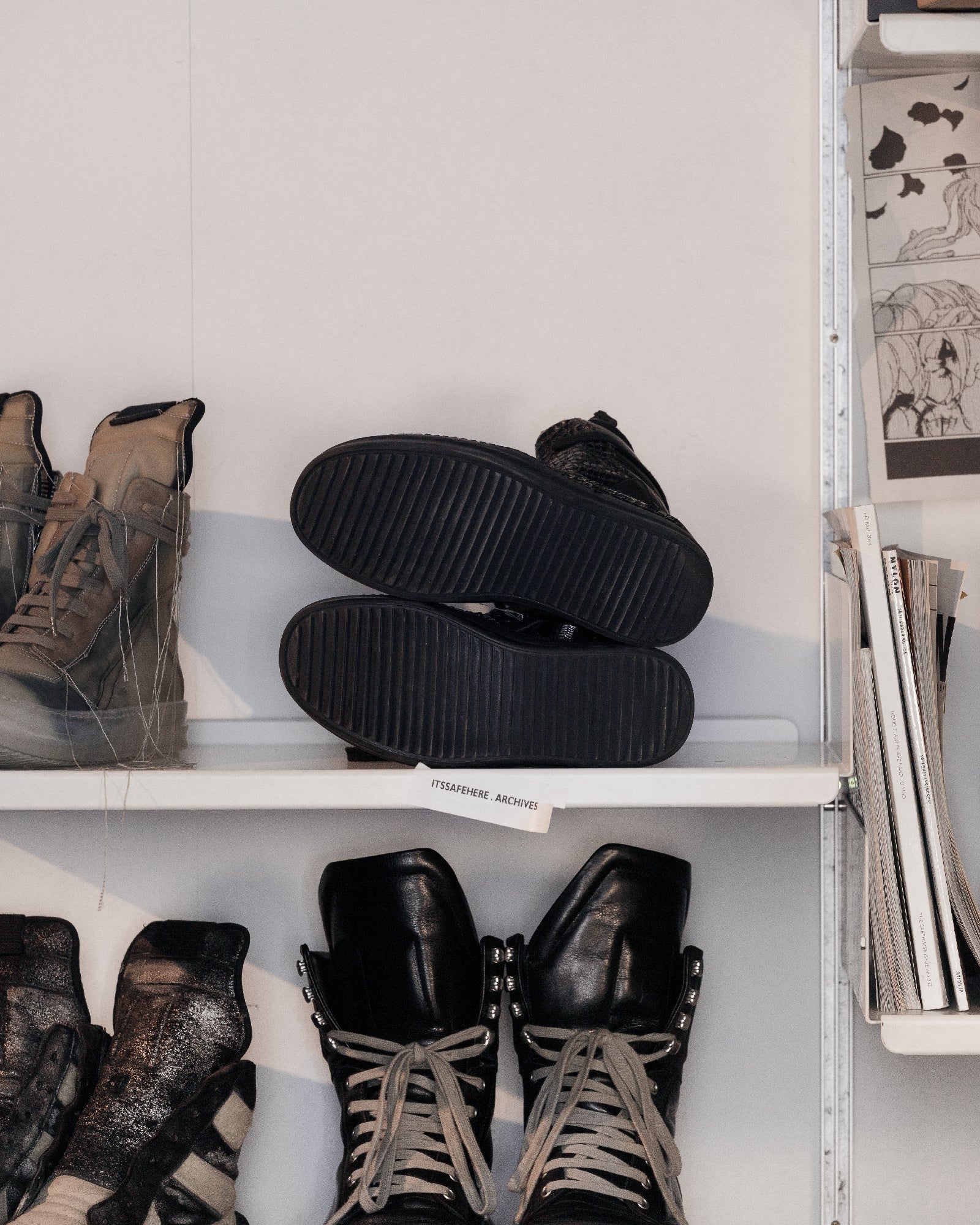 Rick Owens Python Geobasket SZ: 36