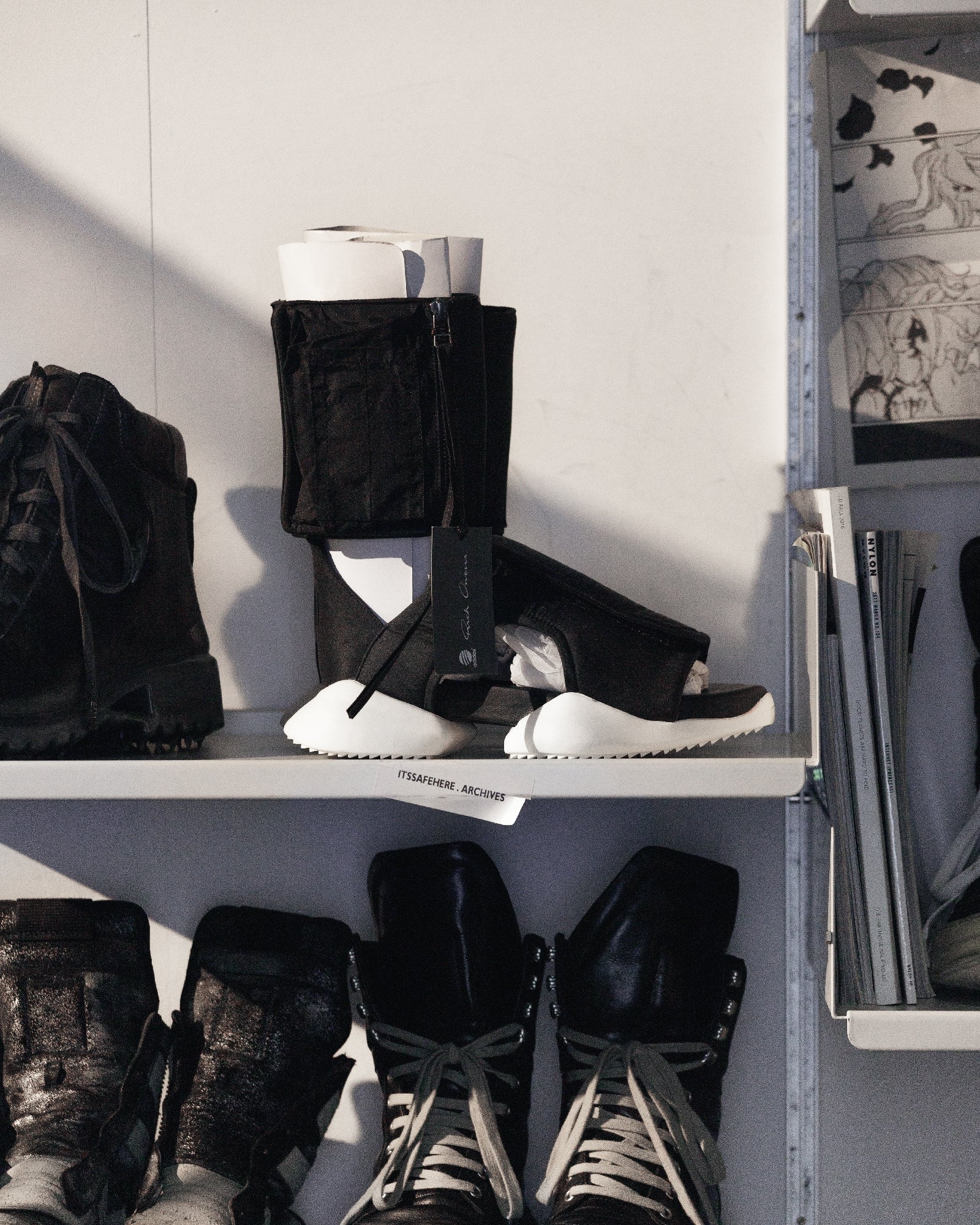 Rick Owens x Adidas Clog Cargo Sandals (DEADSTOCK)