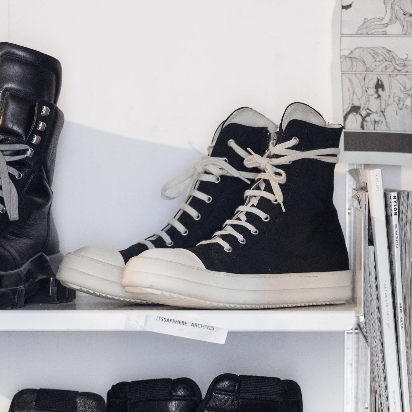 Rick Owens Ramones Nylon SZ:44