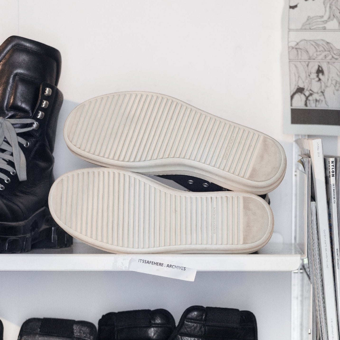 Rick Owens Ramones Nylon SZ:44