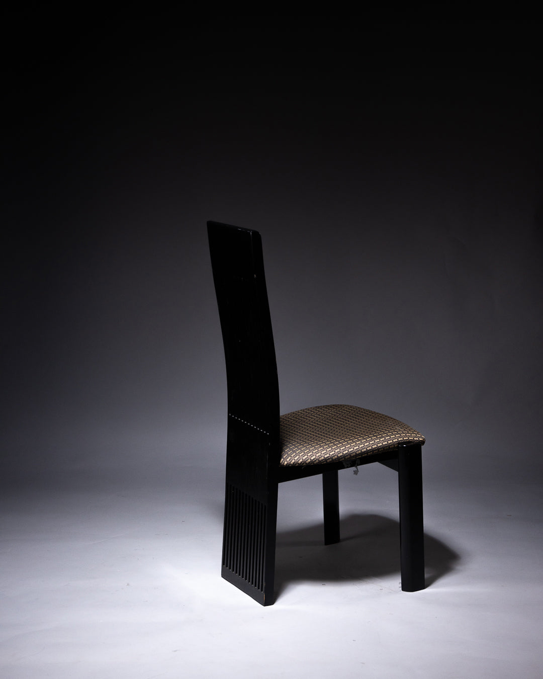 Postmodern Black Dining Chair by Pietro Costantini, 1970s