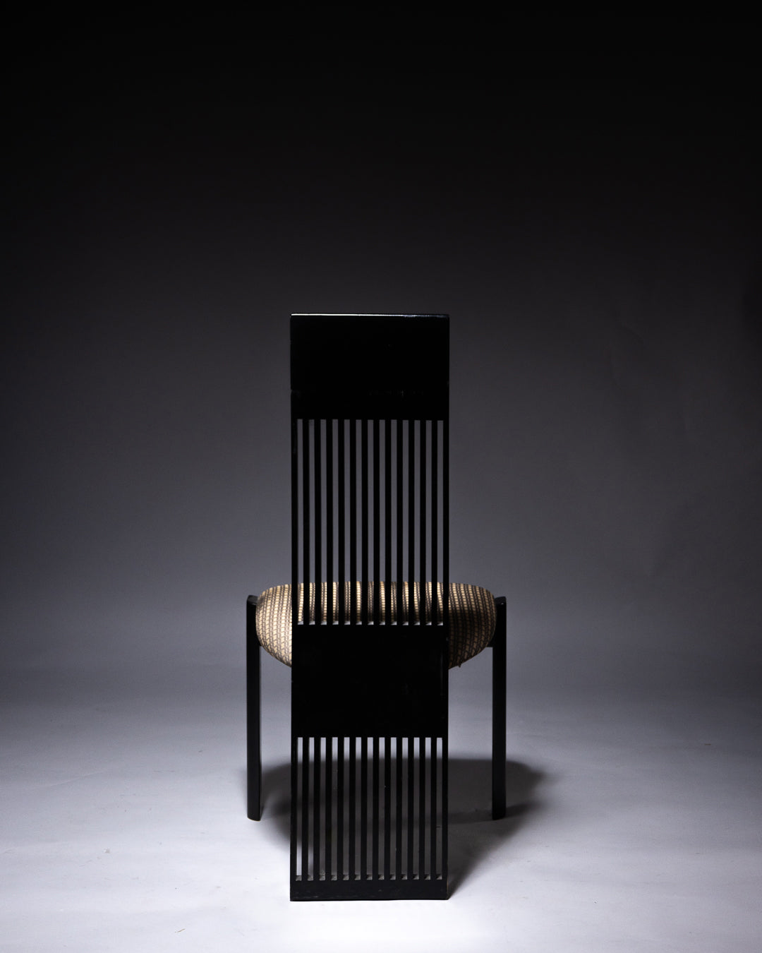 Postmodern Black Dining Chair by Pietro Costantini, 1970s