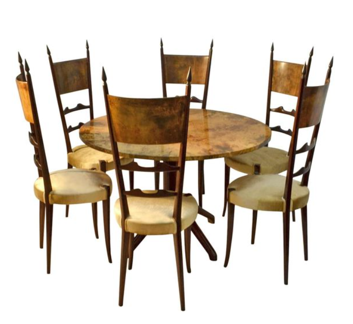 Dining Chair by Aldo Tura for Aldo Tura Studio, 1950s