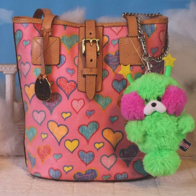 Plushie Love - Peridot Worm Bag Charm