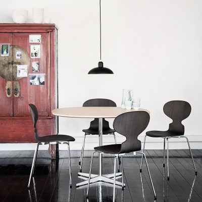 現貨 Ant Chair, Black/Chrome, Fritz Hansen