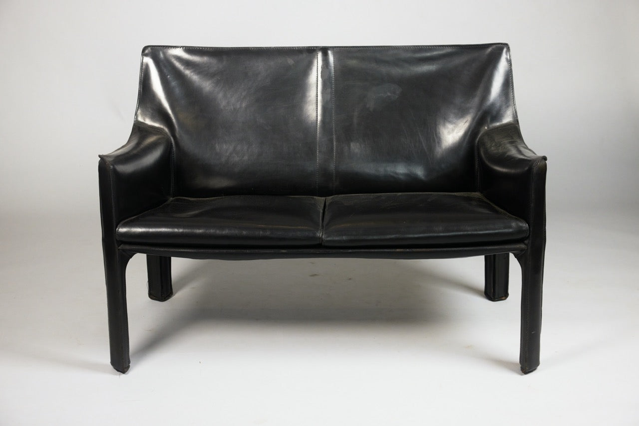 CAB 414 Cassina by Mario Bellin, Black, 1970